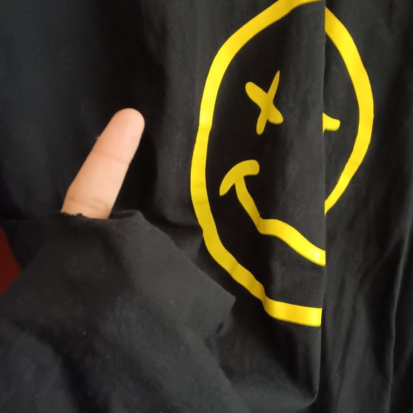 Nirvana smiley face men's t shirt XXL used - Picture 5 of 5